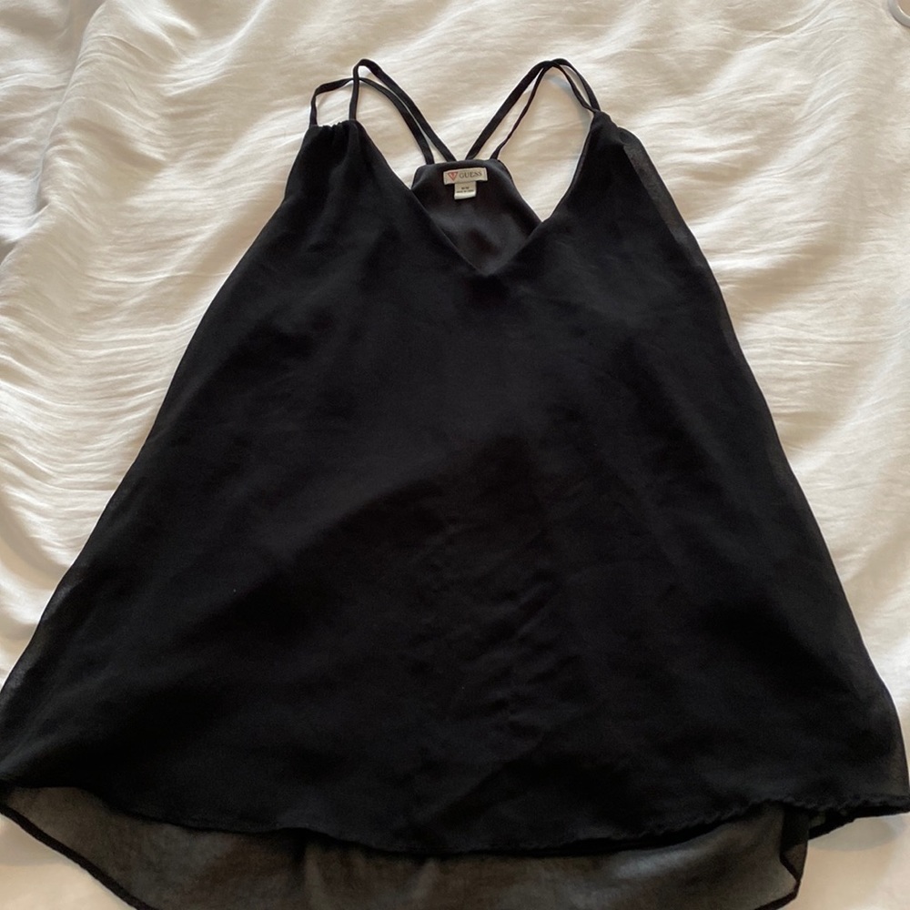 GUESS- black tank top